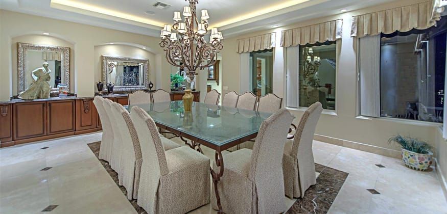 Mike Tyson House -A formal dining space