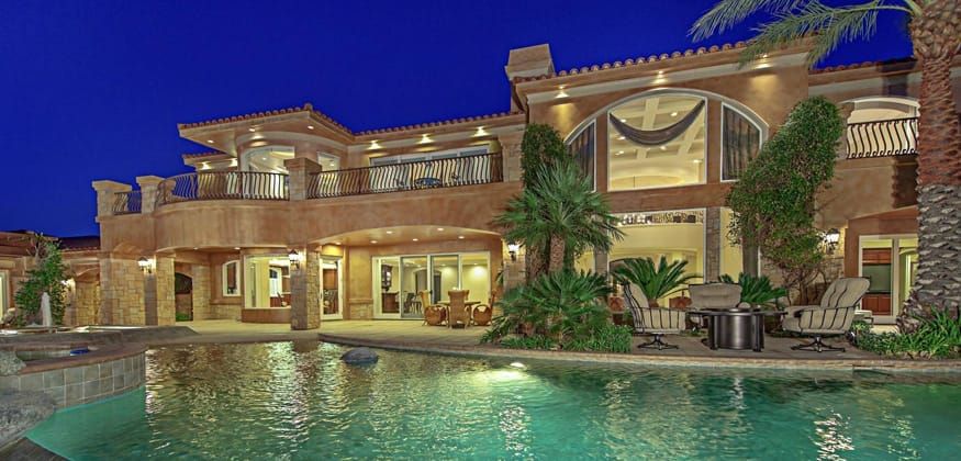 Mike Tyson House -The opulent facade of Tyson’s home